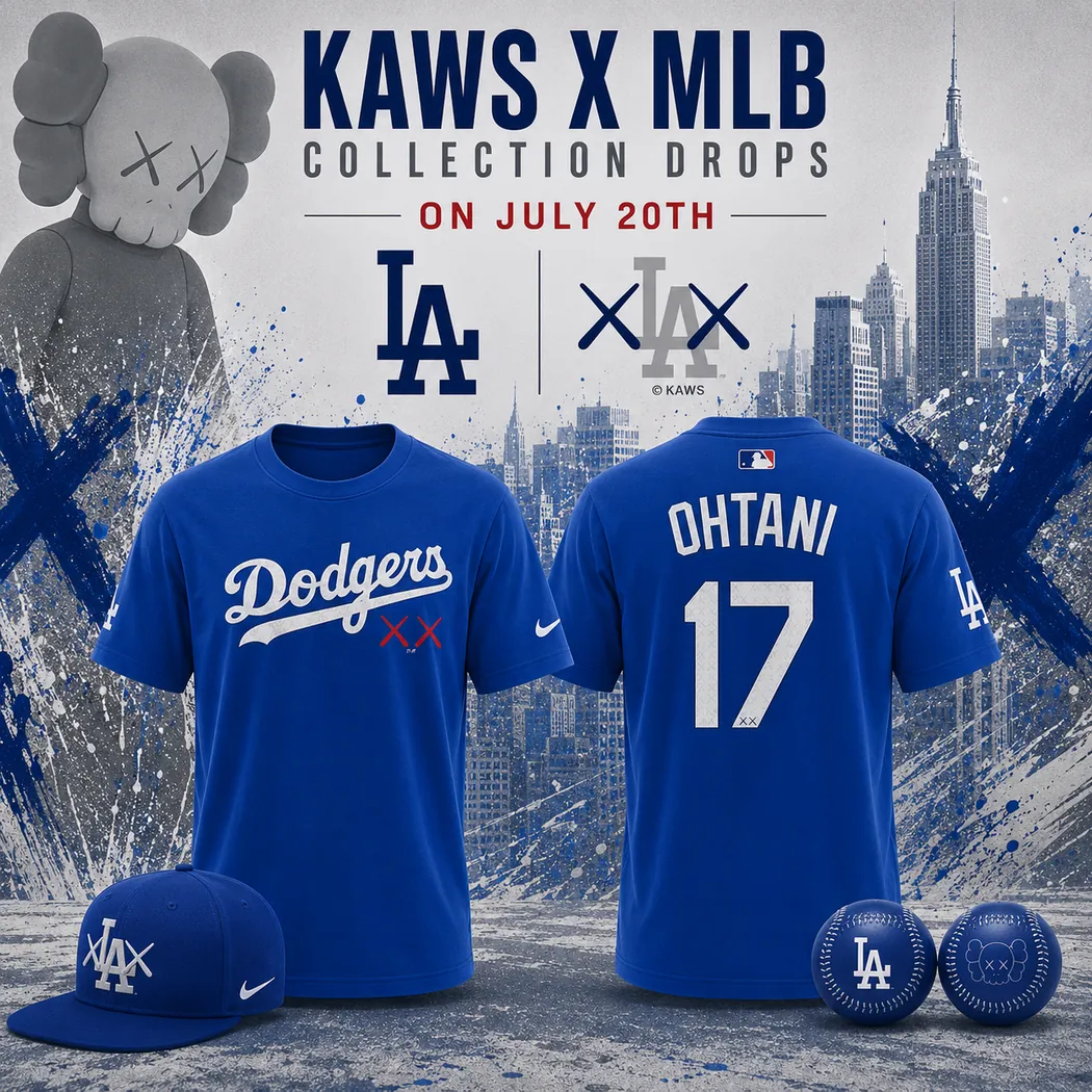Los Angeles Dodgers KAWS Collaboration Ohtani 17 Premium 3D T-Shirt Los Angeles Dodgers KAWS Collaboration Ohtani 17 Premium 3D T-Shirt