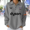 Personalized Bath Rugby Blue Castore Dyson Sponsor Custom Name Long-Sleeved Polo Shirt