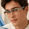 Ray-Ban x The Smurfs Limited Edition Luxury Gold Embellished Crystal Pearl Fashion Sunglasses