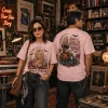 Retro Dolly Parton Have A Holly Dolly Halloween Pink Pumpkin Country Music Graphic T-Shirt