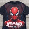 Spider-ManRetro Comic Book Double Sided Graphic 3D T-Shirt