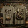 The Book of Eli Carry the Light Keep the Word Christian Vintage Graphic T-Shirt