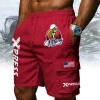 Xpress Boats Bass Fishing American Flag Men's Quick Dry Outdoor Cargo Shorts