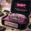 Yungblud The Weirdos Pink Crystal Engraved Punk Rock Silver Bangle Bracelet