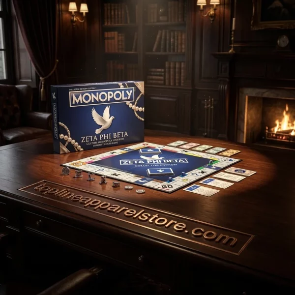 Zeta Phi Beta Collector Edition Custom Monopoly Inspired Sorority Board Game